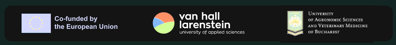 Co-funded by the European Union, Van Hall Larenstein and USAMV Bucharest