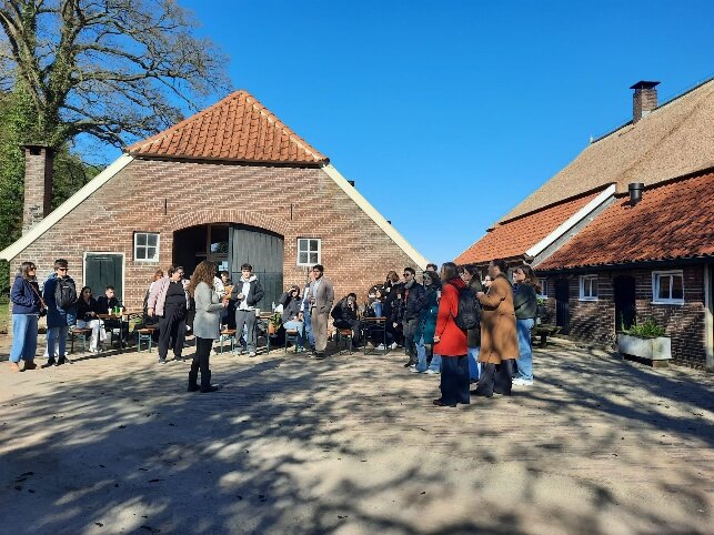 Participants visiting De Velhorst